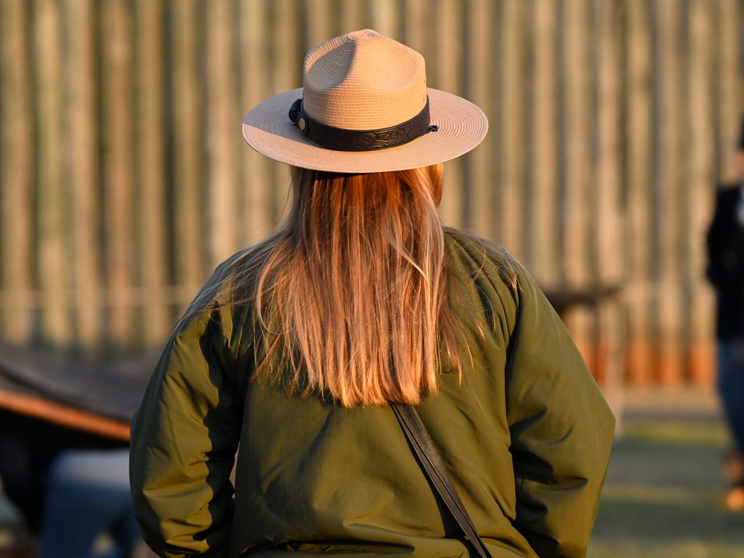 Park ranger at Andersonville