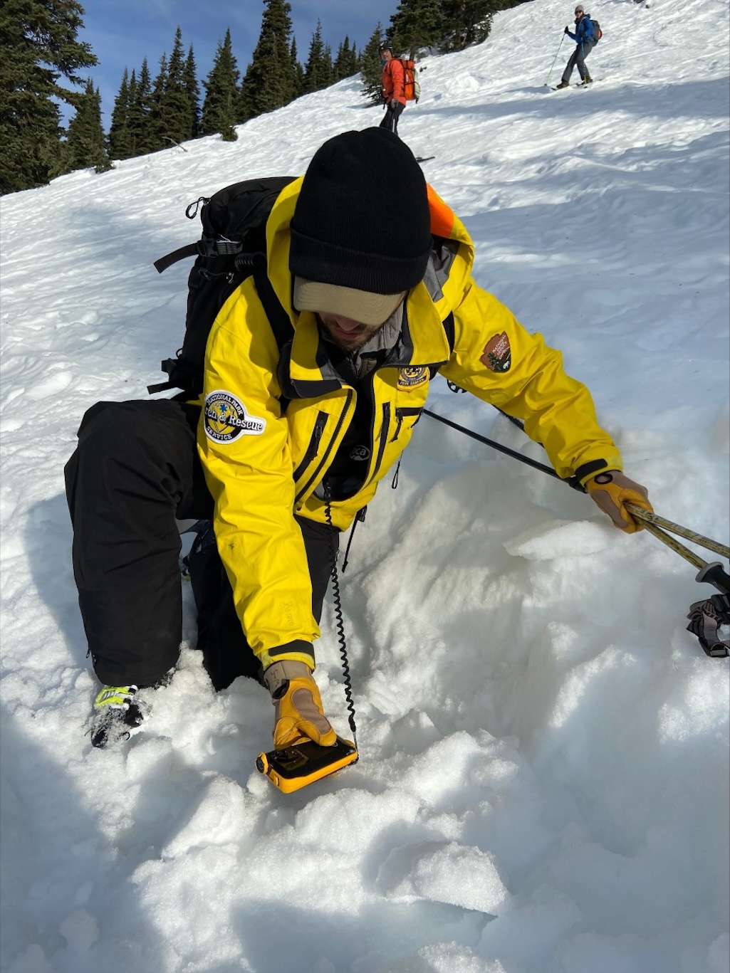 Park staff participate in a WNPF-funded avalanche training at Hurricane Ridge, one of the Olympic National Park’s most easily a