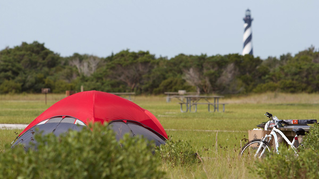 A site at Cape Point Campground, Cape Hatteras National Seashore / NPS file