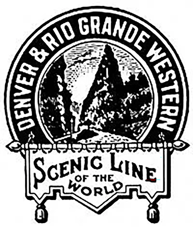 The D&RG "Scenic Line" logo, Curecanti National Recreation Area / NPS file