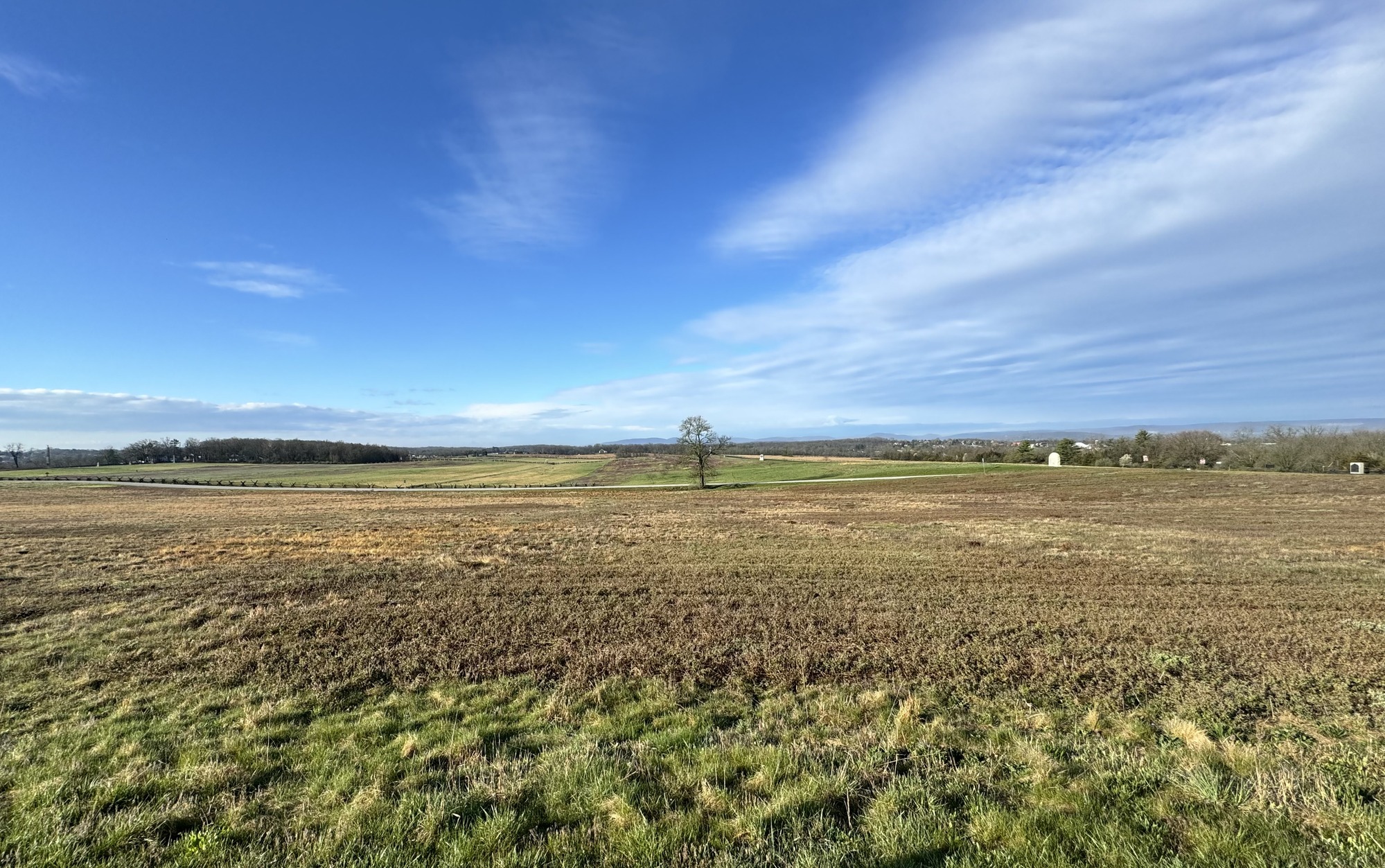 Site visit to evaluate the Gettysburg restoration projects with park staff and the Southeastern Grasslands Institute.