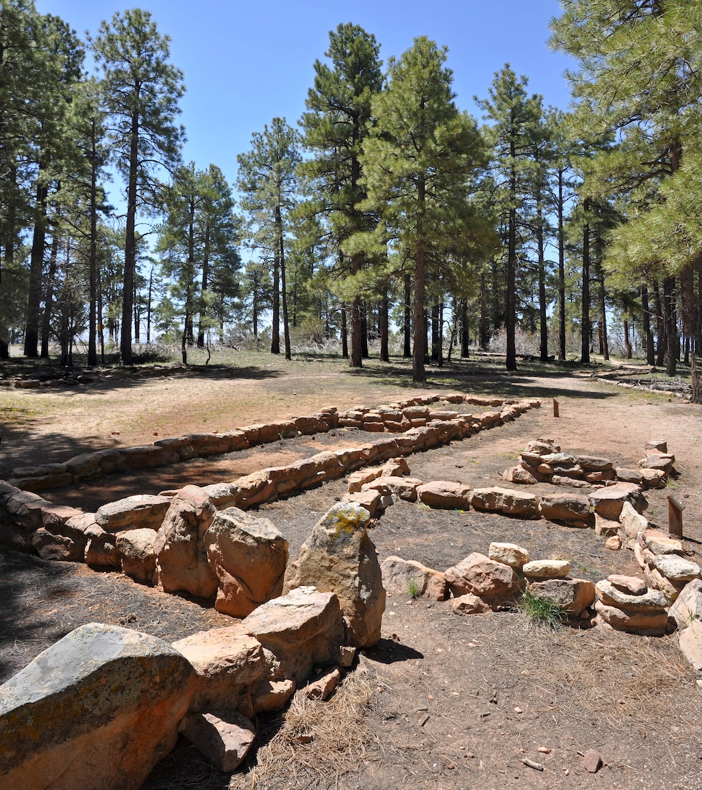 Ancestral ruins on the North Rim of Grand Canyon/NPS archives