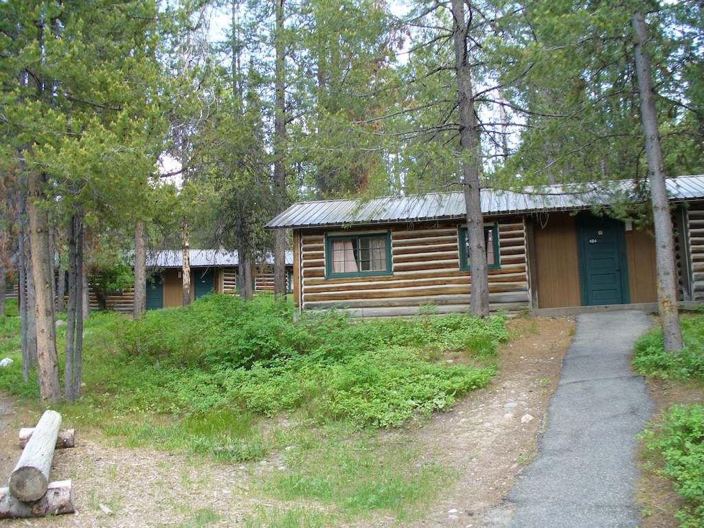 Some of the cabins at Colter Bay/David and Kay Scott