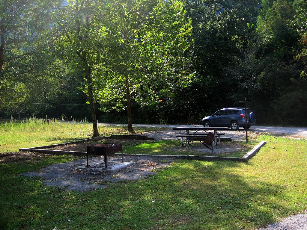 A site at Army Camp Campground, New River Gorge National Park and Preserve / NPS-Shawn Robinson