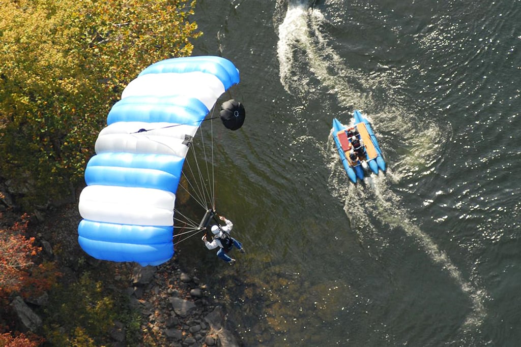 Bridge Day BASE jumper, New River Gorge National Park and Preserve / NPS file