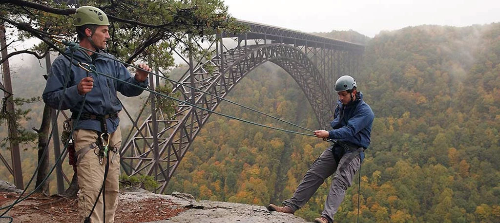 Climbers at New River Gorge National Park and Preserve / NPS file