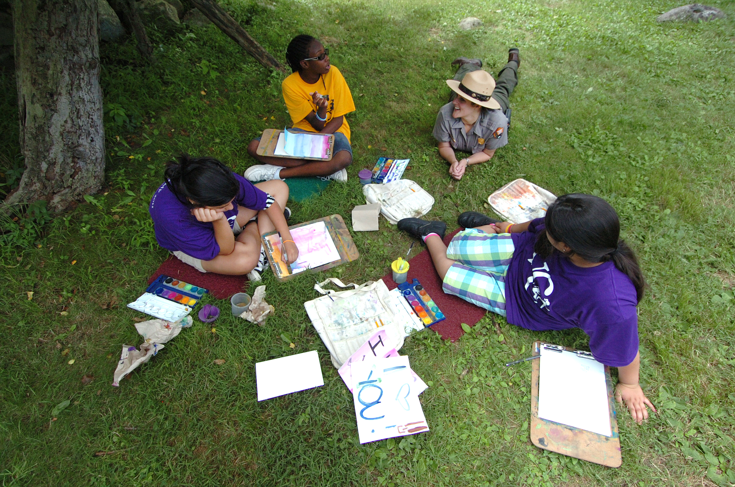 A Park for Every Classroom Students visit Weir Farm National Historical Park in June of 2011