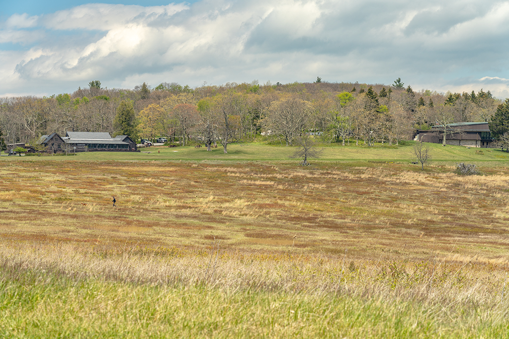 Big Meadows Wayside on the left and the Byrd Visitor Center on the right, Shenandoah National Park / Rebecca Latson