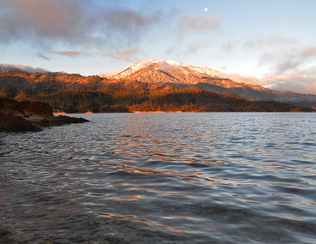 Shasta Bally at sunrise, Whiskeytown National Recreation Area / NPS file