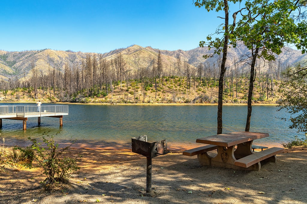 Whiskeytown National Recreation Area is a nice place to fish and picnic / Rebecca Latson