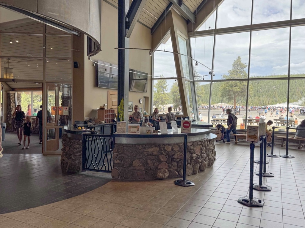 The Old Faithful Visitor Center/Eric Buck