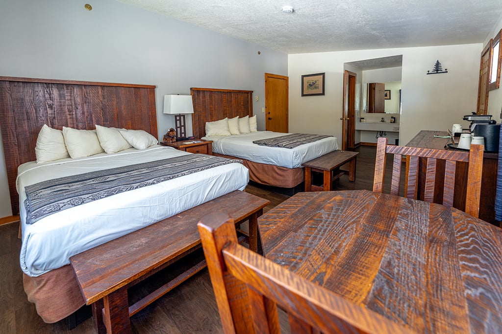 Another interior view of my Western Cabin room, Yellowstone National Park / Rebecca Latson