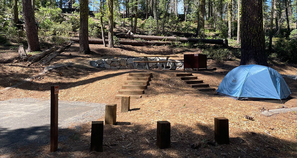 A site at Crane Flat Campground, Yosemite National Park / NPS file