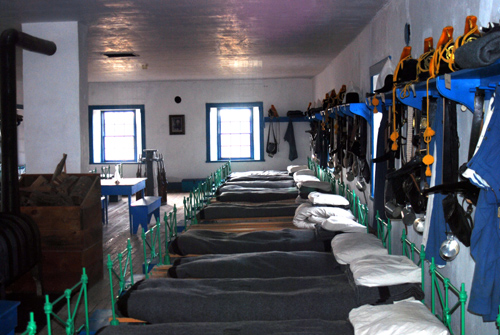 Cavalry barracks, Fort Laramie NHS. Kurt Repanshek photo.
