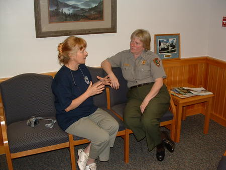 CONG-Martha Bogle with Lela Radovanovic, April 2003.jpg