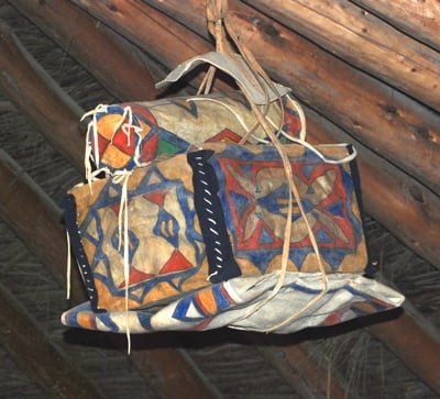 A parfleche at Knife River Indian Villages NHS. Copyright Kurt Repanshek