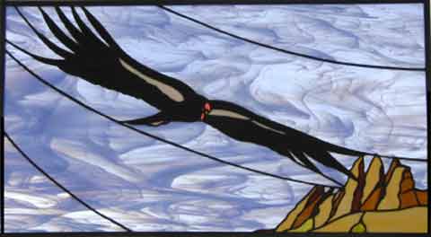 PINN---2009-09-22---Condor-.jpg Stained glass work of condor.