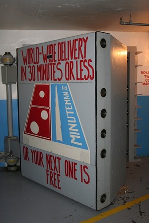 Heavy Door at Minuteman Missle National Historic Site; Jason Stajich Photo.