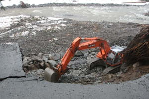 Road repairs in Mount Rainier National Park; NPS Photo