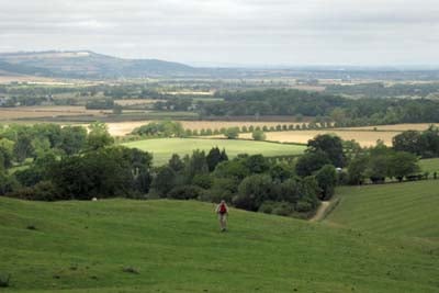 OPen vista on the Cotswold Way