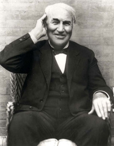 Thomas Edison.