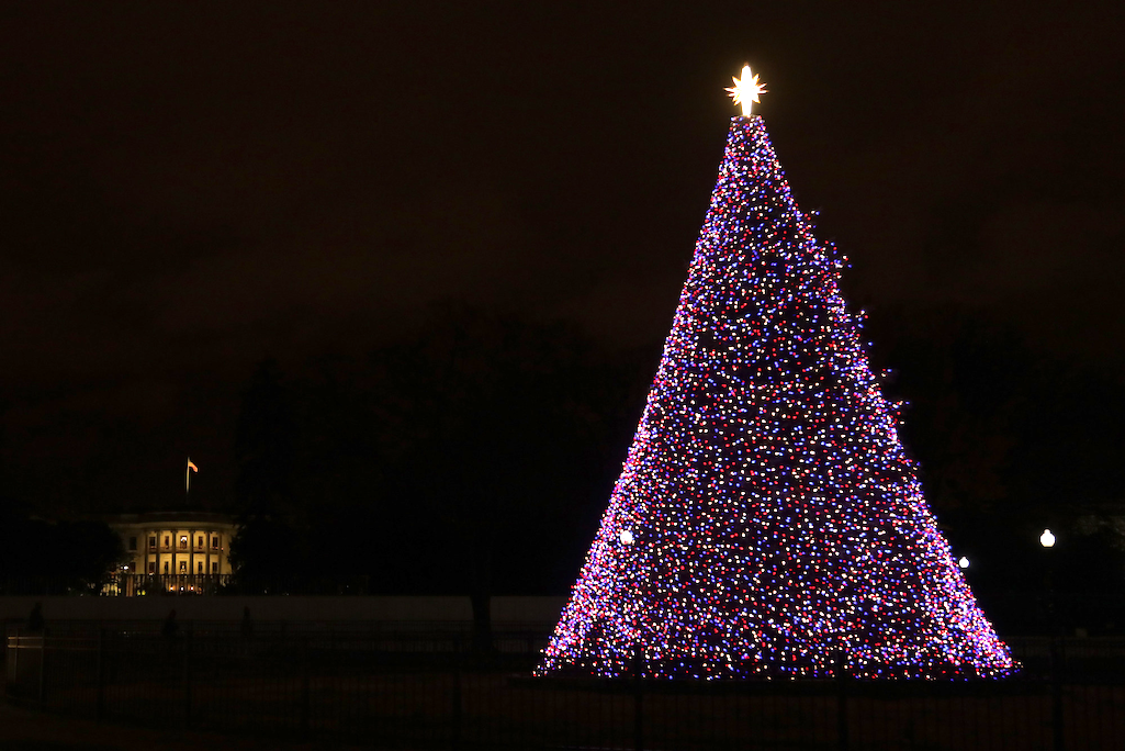 The National Christmas Tree will be lit on December 2/NPS file of 2020 Christmas Tree