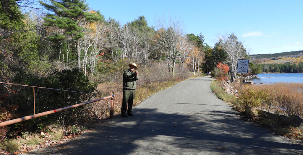 With restoration work complete, the Eagle Lake Loop of Acadia National Park's carriage roads has reopened/NPS