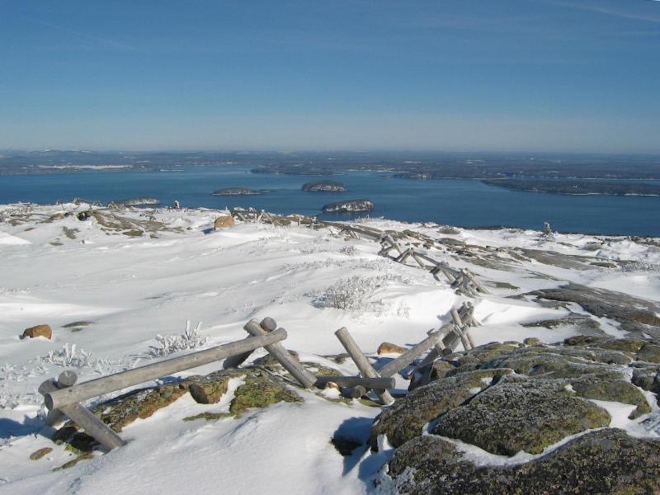 Winter is the slow season atop Cadillac Mountain in Acadia National Park, but come summer you might need a reservation to drive to the summit/NPS file