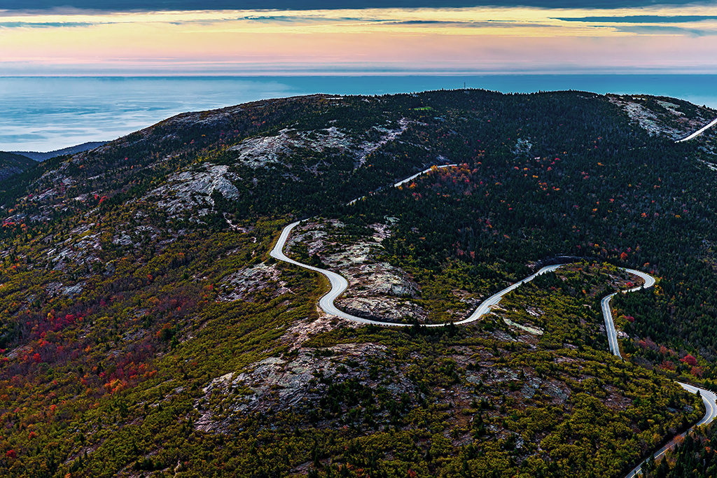 The Road To Cadillac Mountain, Acadia National Park / Rebecca Latson