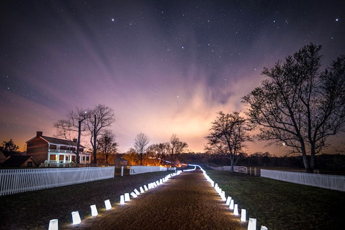 The luminary program at Appomattox Courthouse National Historical Park has been rescheduled for Saturday/NPS