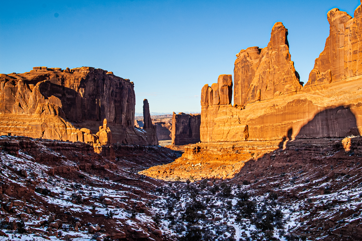 You can view Park Avenue from its overlook, of venture down into the canyon for a nice hike/Eric Jay Toll You can view Park Avenue from its overlook, of venture down into the canyon for a nice hike/Eric Jay Toll