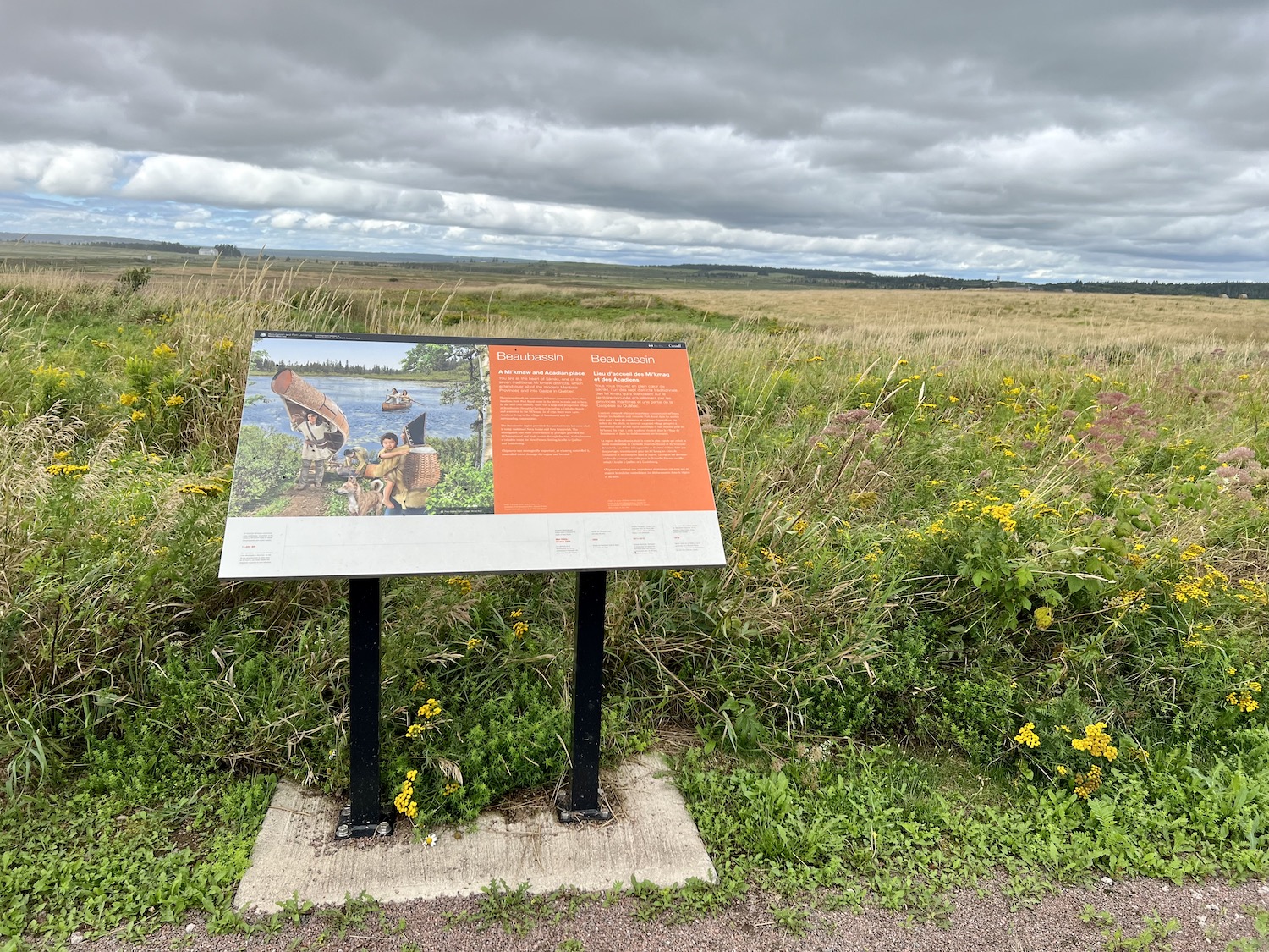 When a Parks Canada site isn't staffed, interpretive panels are a key way to convey the historical story. When a Parks Canada site isn't staffed, interpretive panels are a key way to convey the historical story.