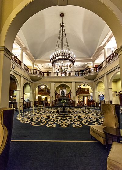 The Fairmont Chateau Lake Louise Lobby, Banff National Park / Rebecca Latson The Fairmont Chateau Lake Louise Lobby, Banff National Park / Rebecca Latson