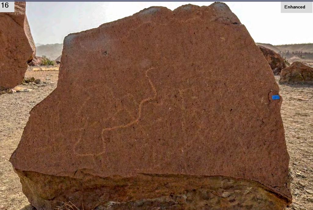 This rock art panel in a remote area of Big Bend National Park was defaced on December 26/Robert Marks and Evelyn Billo, Rupestrian CyberServices This rock art panel in a remote area of Big Bend National Park was defaced on December 26/Robert Marks and Evelyn Billo, Rupestrian CyberServices