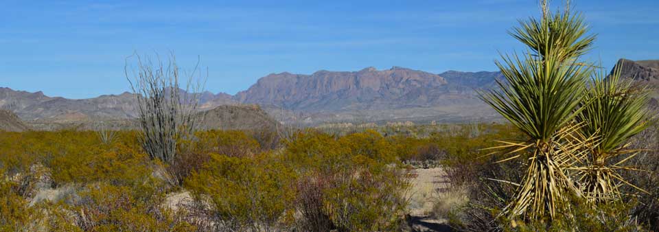 The Chimneys Trail looking east, Big Bend National Park / NPS - C. Negele The Chimneys Trail looking east, Big Bend National Park / NPS - C. Negele