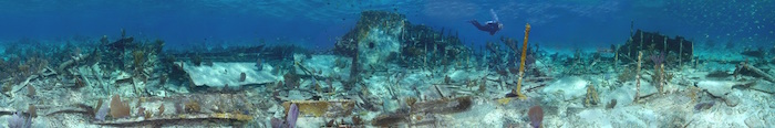 Diving on the Mandalay wreck at Biscayne National Park/NPS