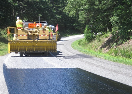 Roadwork will cause delays on the Virginia portion of the Blue Ridge Parkway this summer/NPS file
