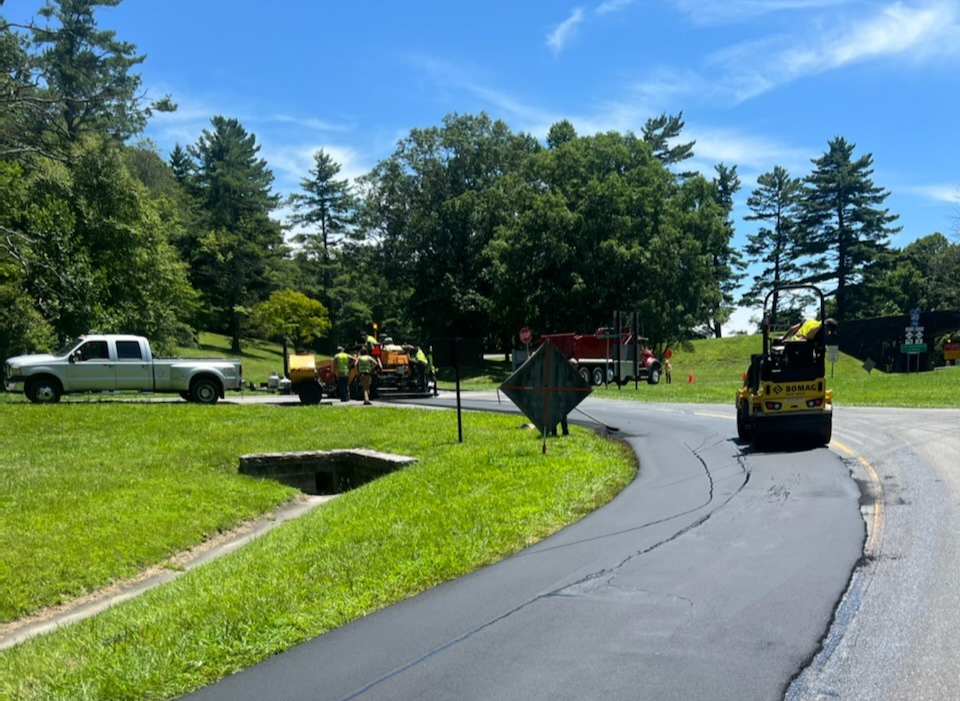 During the 2023 season, pavement operations applying new and improved surfaces along the Blue Ridge Parkway will be underway. / NPS file photo During the 2023 season, pavement operations applying new and improved surfaces along the Blue Ridge Parkway will be underway. / NPS file photo