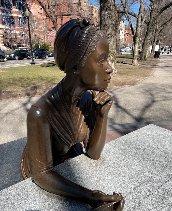 Phillis Wheatley was a young slave girl whose story is told within the Black Heritage Trail in Boston/Barbara Jensen