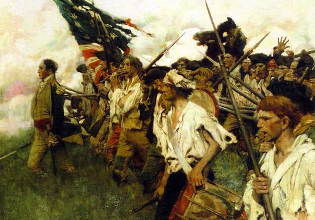 “Nation Makers” by Howard Pyle captures the spirit of the American Revolution in this 1906 painting inspired by the events at Brandywine Battlefield. “Nation Makers” by Howard Pyle captures the spirit of the American Revolution in this 1906 painting inspired by the events at Brandywine Battlefield.