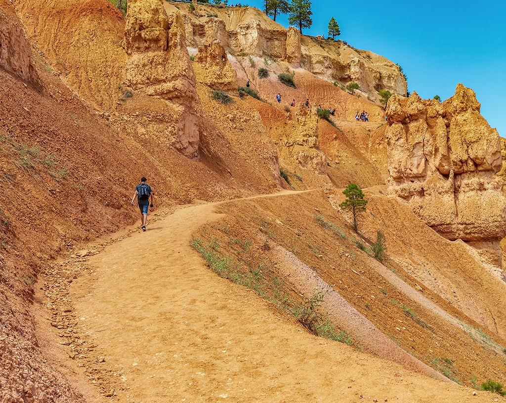 Hiking up the Navajo Loop Trail, Bryce Canyon National Park / Rebecca Latson