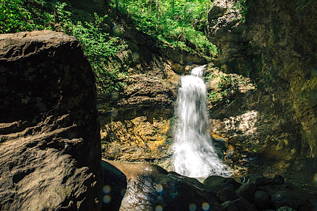 A 16-year-old died after scrambling up a hillside near Eden Falls Cave and falling 20 feet/NPS file