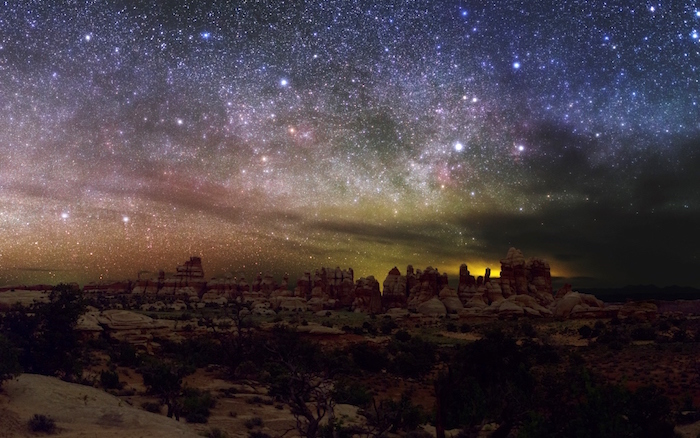 Milky Way over the Dollhouse in Canyonlands National Park/NPS Milky Way over the Dollhouse in Canyonlands National Park/NPS