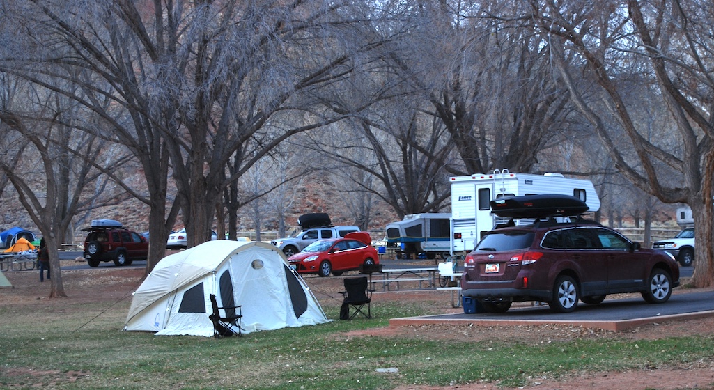 Sites at the Fruita Campground in Capital Reef National Park will be available for reservation year-round/Kurt Repanshek file Sites at the Fruita Campground in Capital Reef National Park will be available for reservation year-round/Kurt Repanshek file