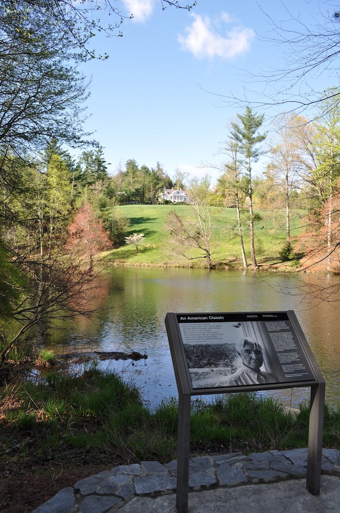 Be sure to check out the lake at the Carl Sandburg Home/NPS Be sure to check out the lake at the Carl Sandburg Home/NPS