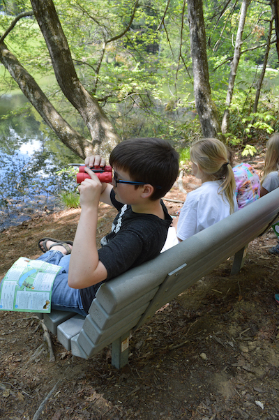  A simple pair of binoculars, of even a good set of eyes, and a quiet spot in nature can teach youngsters about what they're surrounded by/Blue Ridge Parkway Foundation