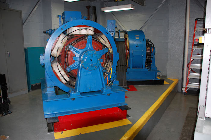 Passenger elevator motors at Carlsbad Caverns National Park/NPS