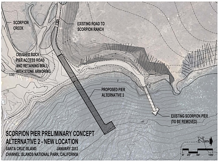 Pier locator map/NPS