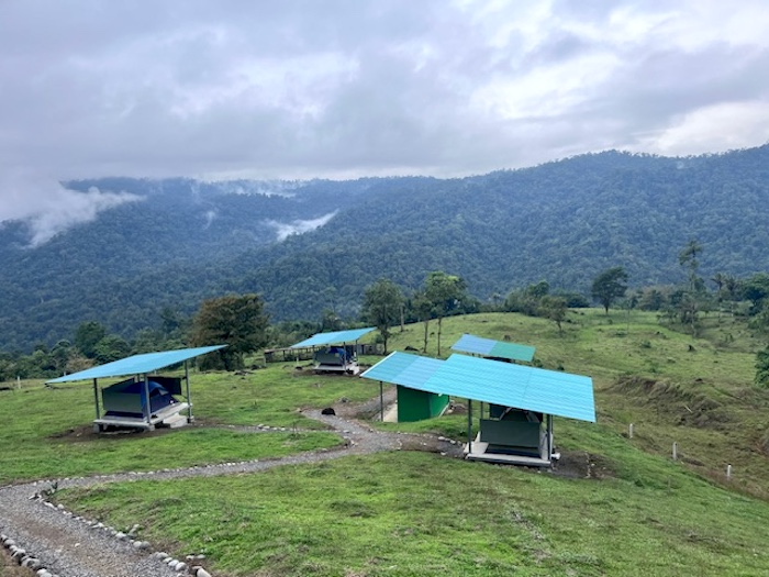 Tent platforms along the Camino de Costa Rica let you gaze into Barbilla National Park/Rita Beamish