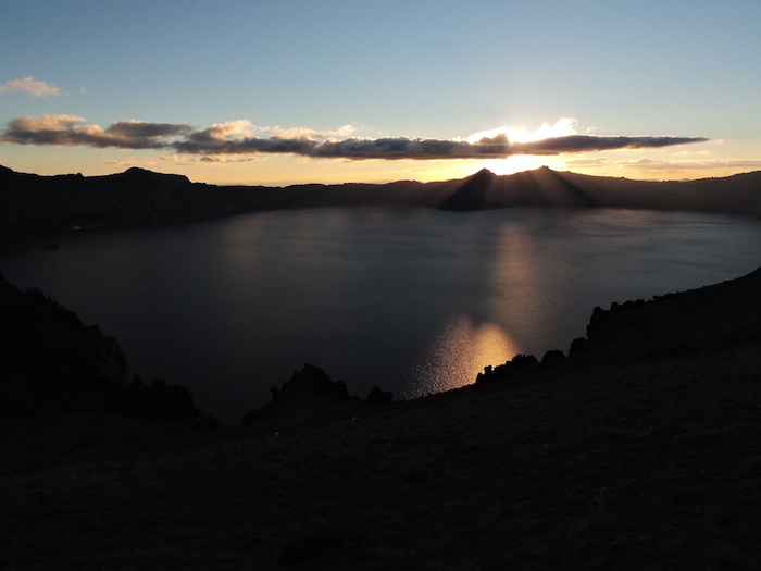 Crater Lake sunset, Crater Lake National Park/Lee Dalton